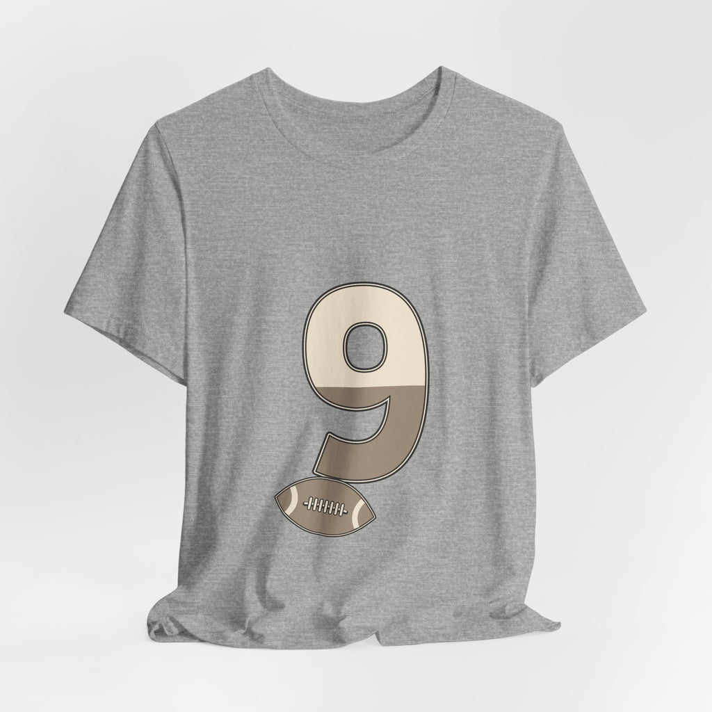 Football Number 9 T-Shirt | Split Rise
