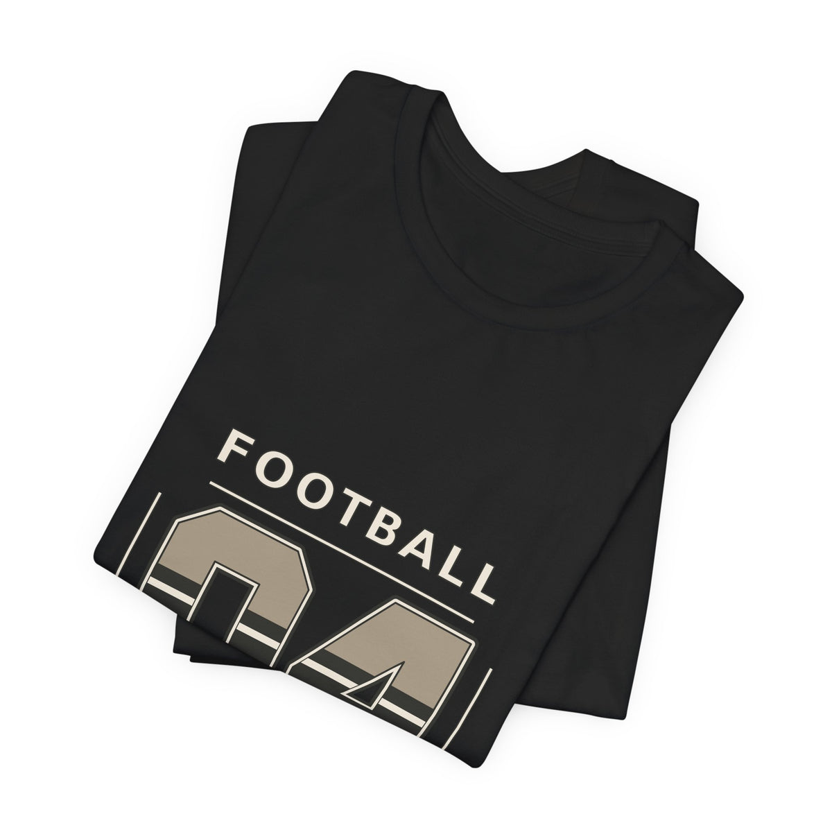 Football Number 04 T-Shirt - Split Stripe Graphic