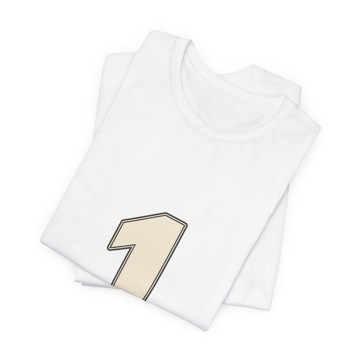 Football Number 1 T-Shirt | Upright