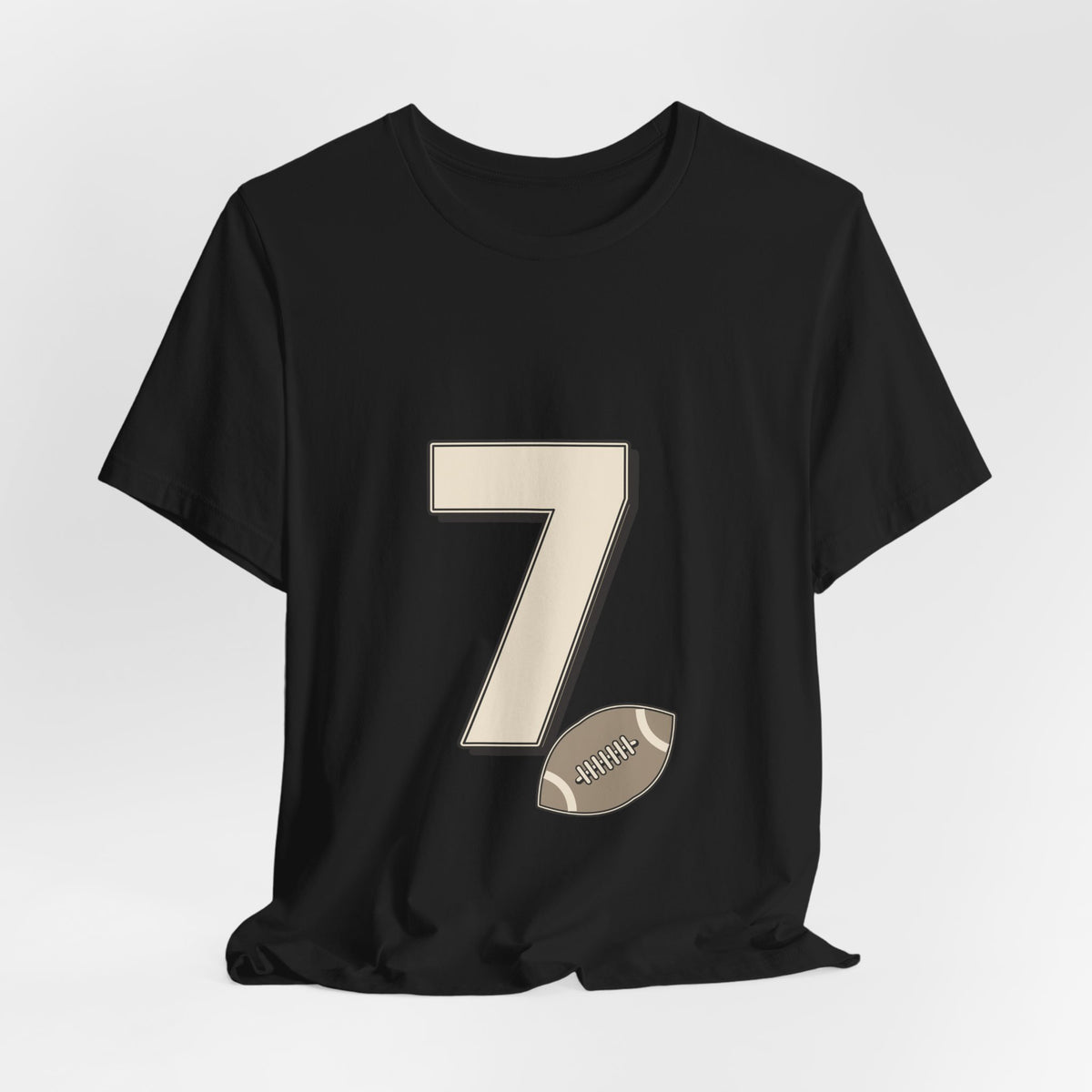 Football Number 7 T-Shirt | Offset Drive