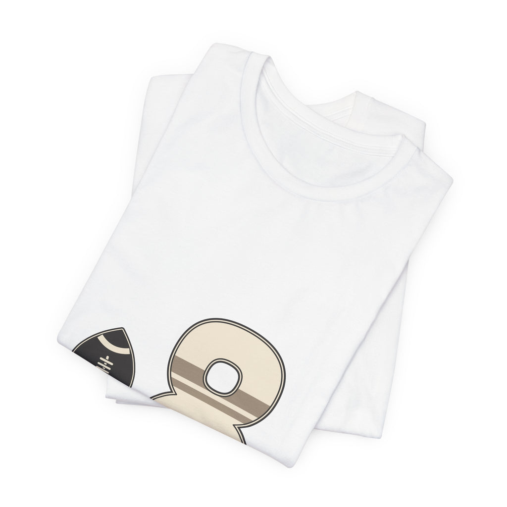 Football Number 8 T-Shirt | Twin Band