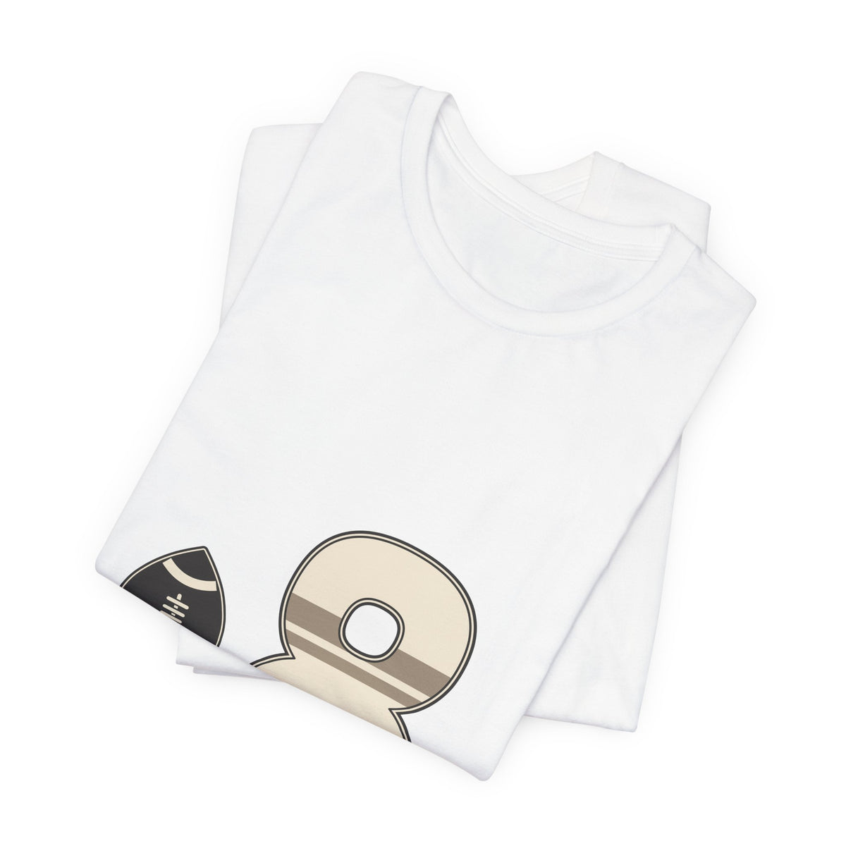 Football Number 8 T-Shirt | Twin Band