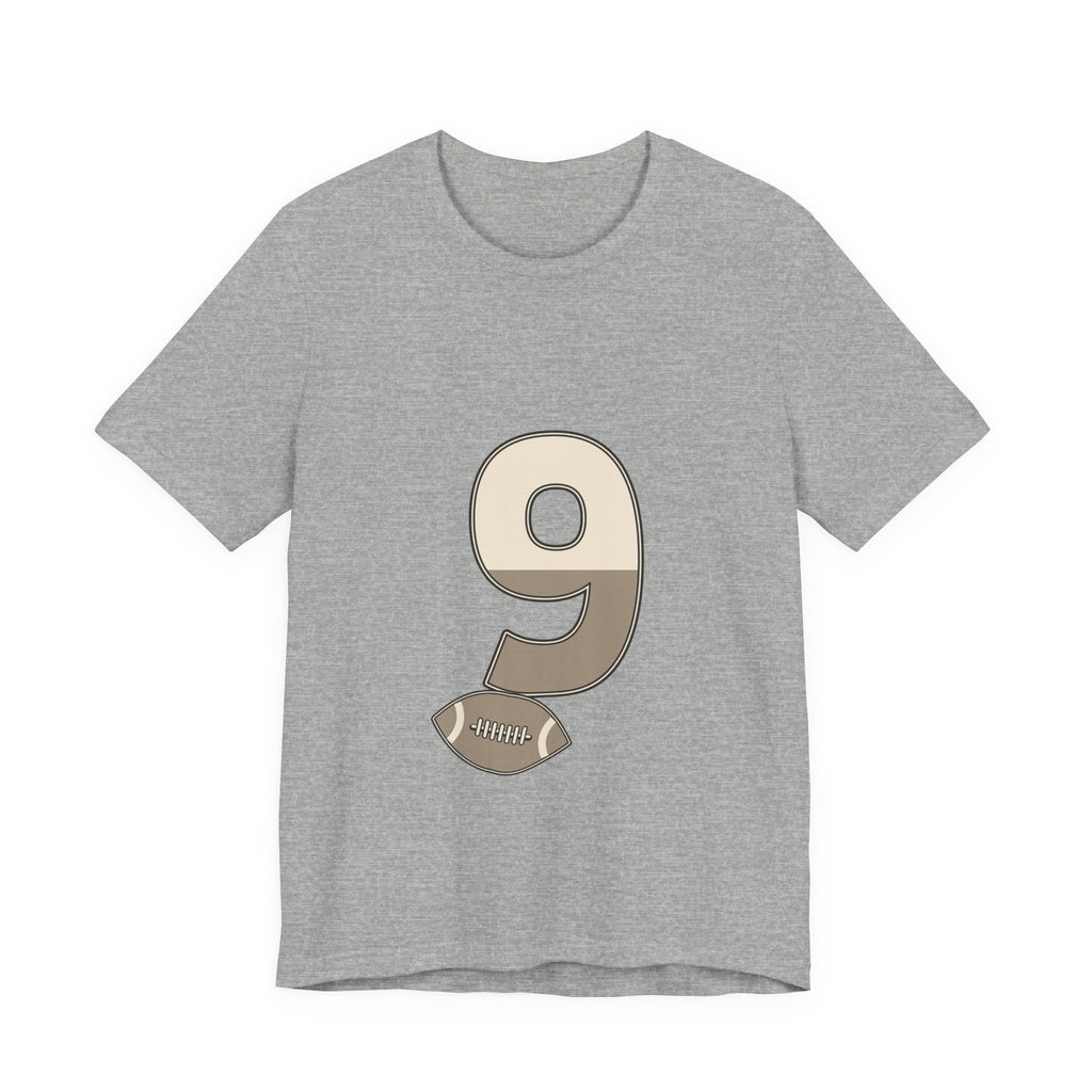 Football Number 9 T-Shirt | Split Rise