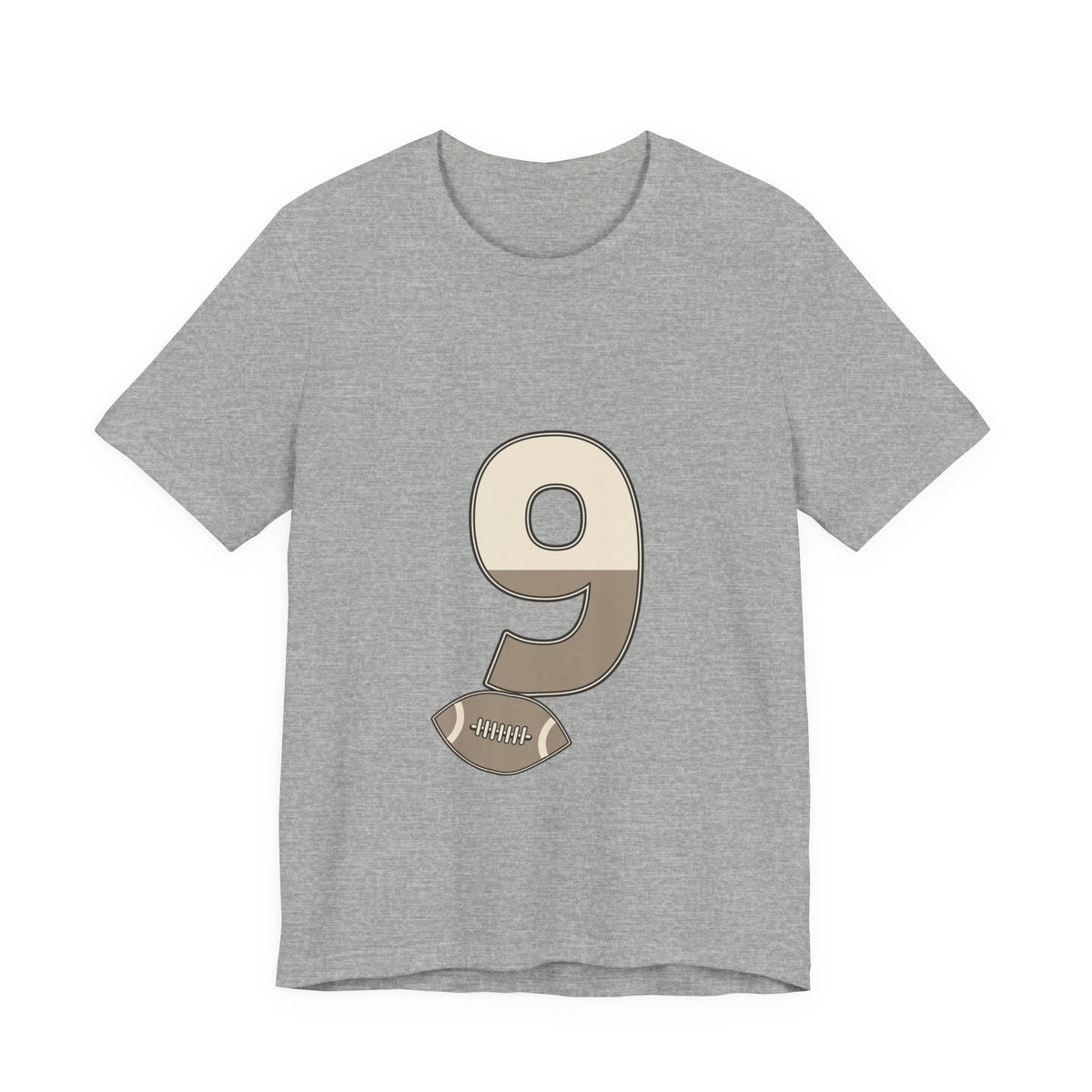 Football Number 9 T-Shirt | Split Rise
