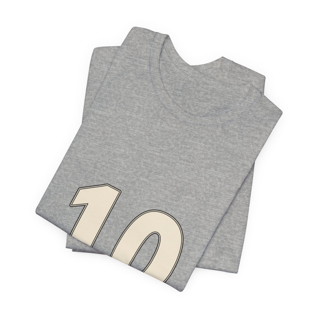 Football Number 10 T-Shirt | Wide Pair