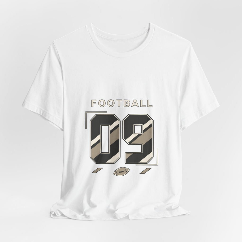 Football Number 09 T-Shirt - Angular Graphic