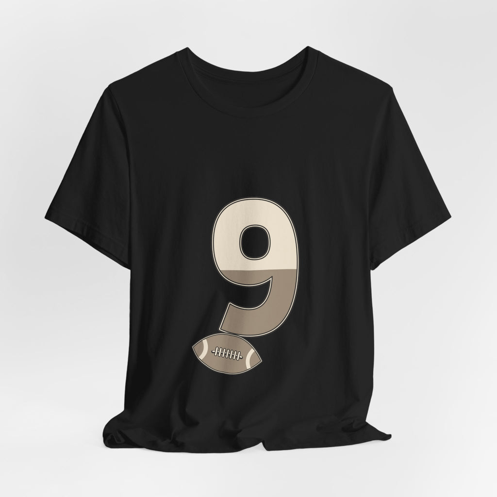 Football Number 9 T-Shirt | Split Rise
