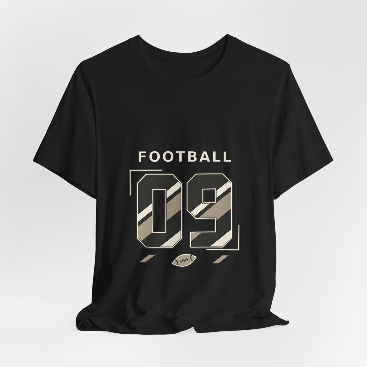 Football Number 09 T-Shirt - Angular Graphic