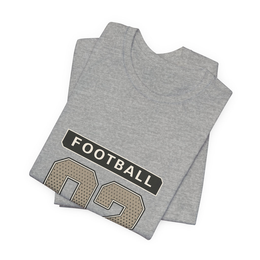 Football Number 02 T-Shirt - Halftone Graphic