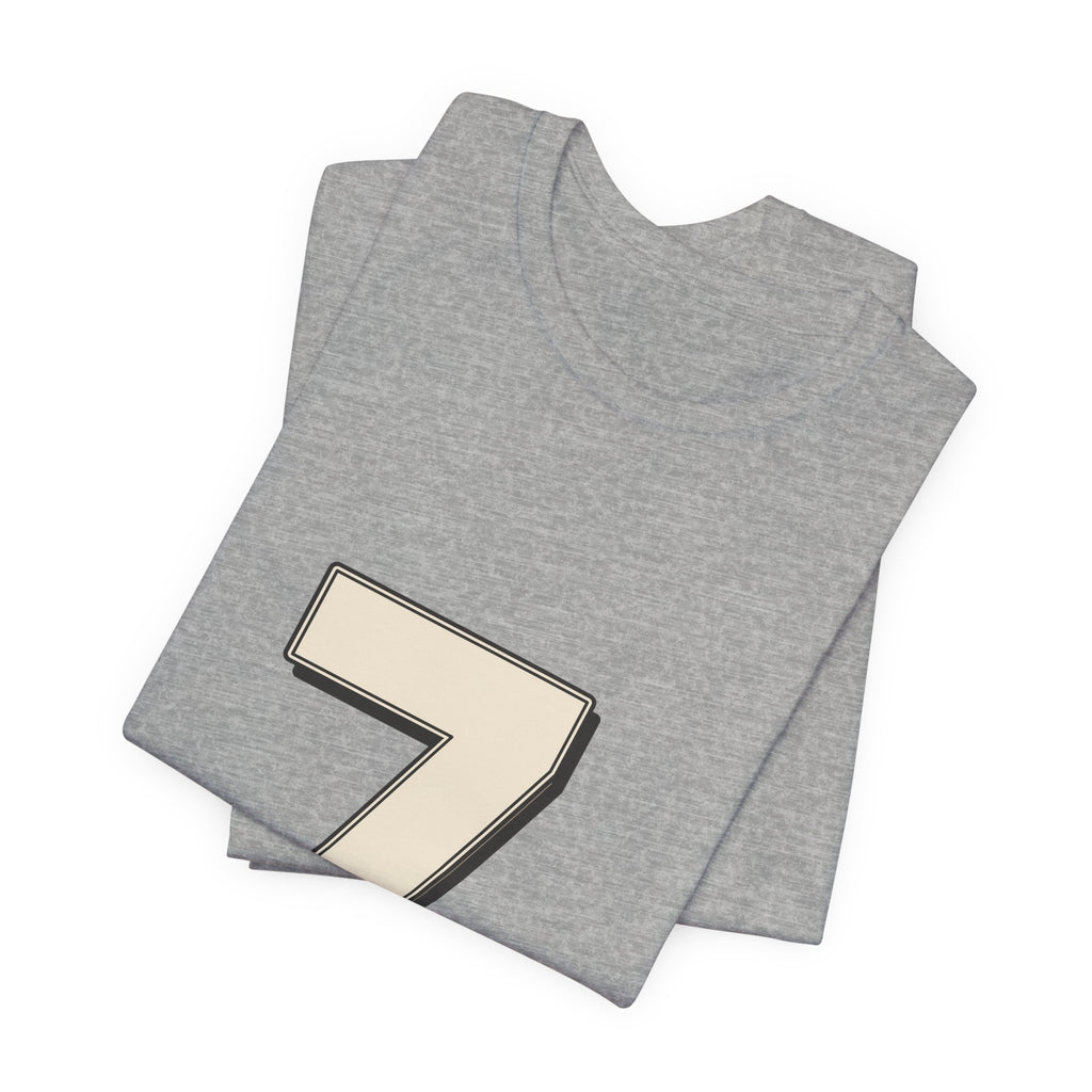 Football Number 7 T-Shirt | Offset Drive