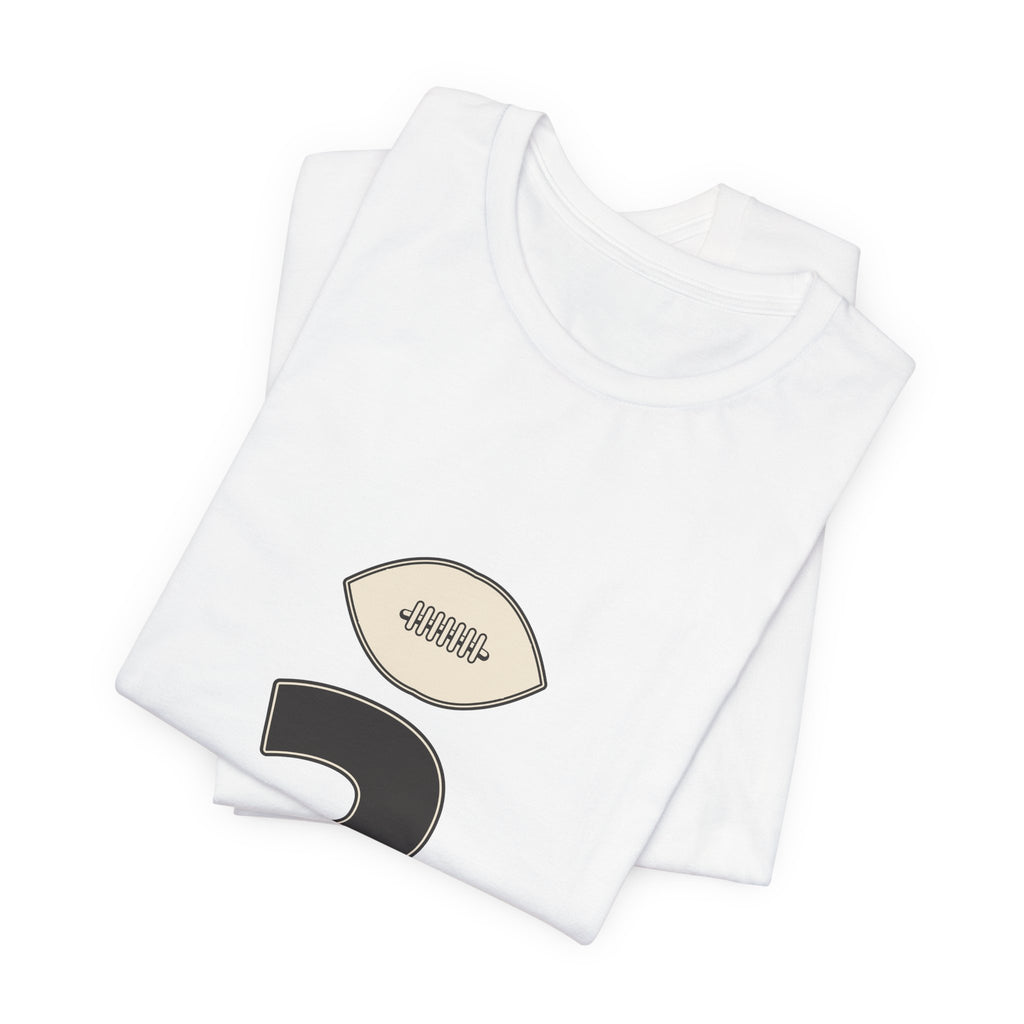 Football Number 3 T-Shirt | Dark Stack