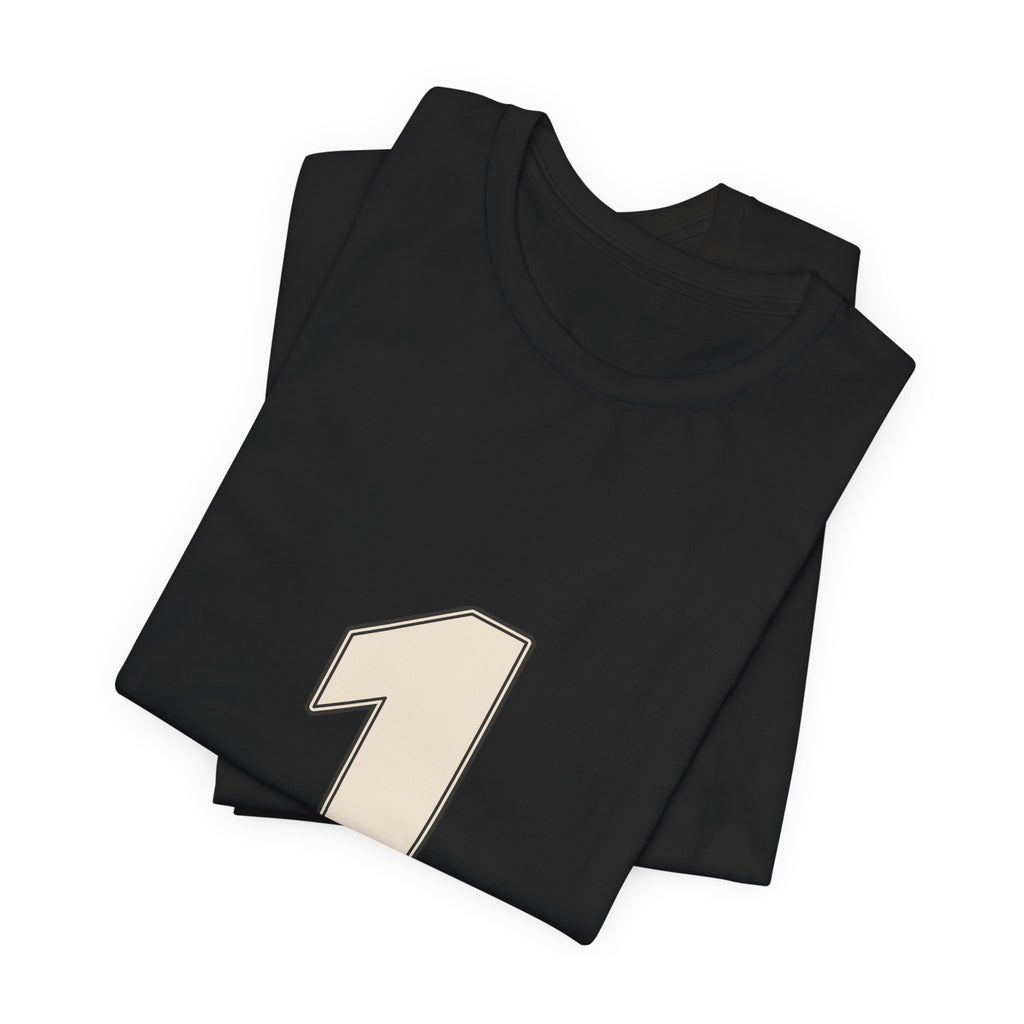 Football Number 1 T-Shirt | Upright