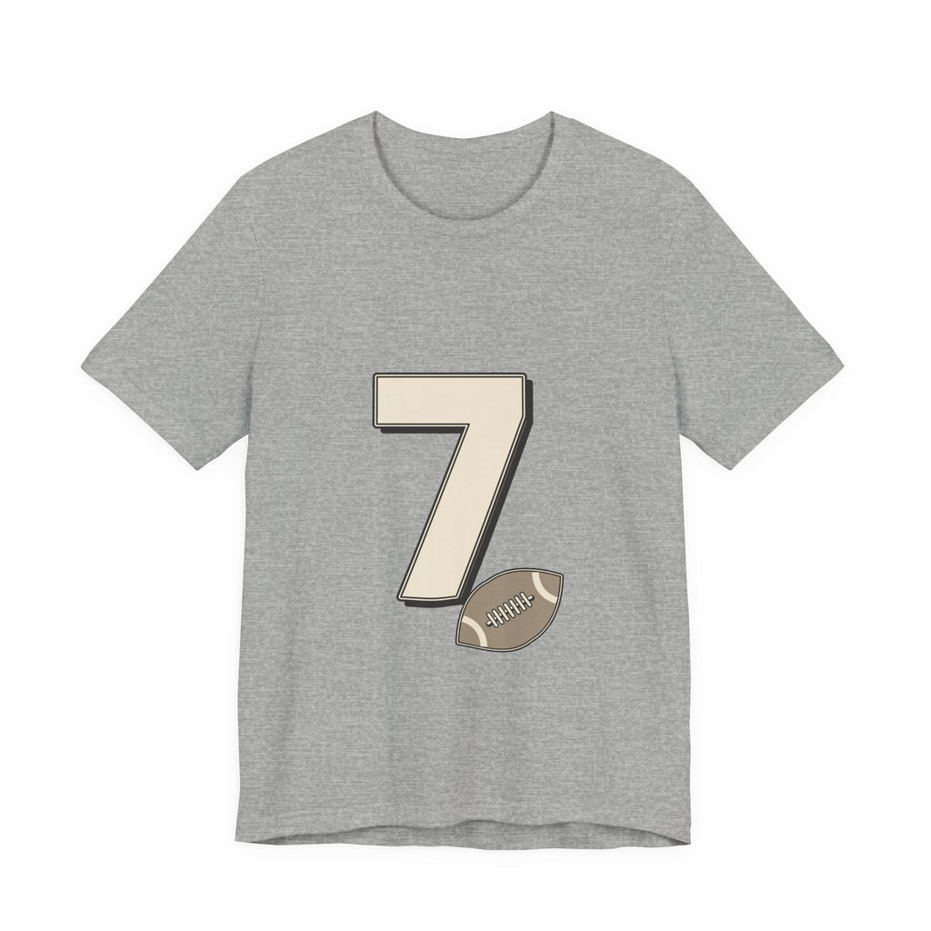 Football Number 7 T-Shirt | Offset Drive