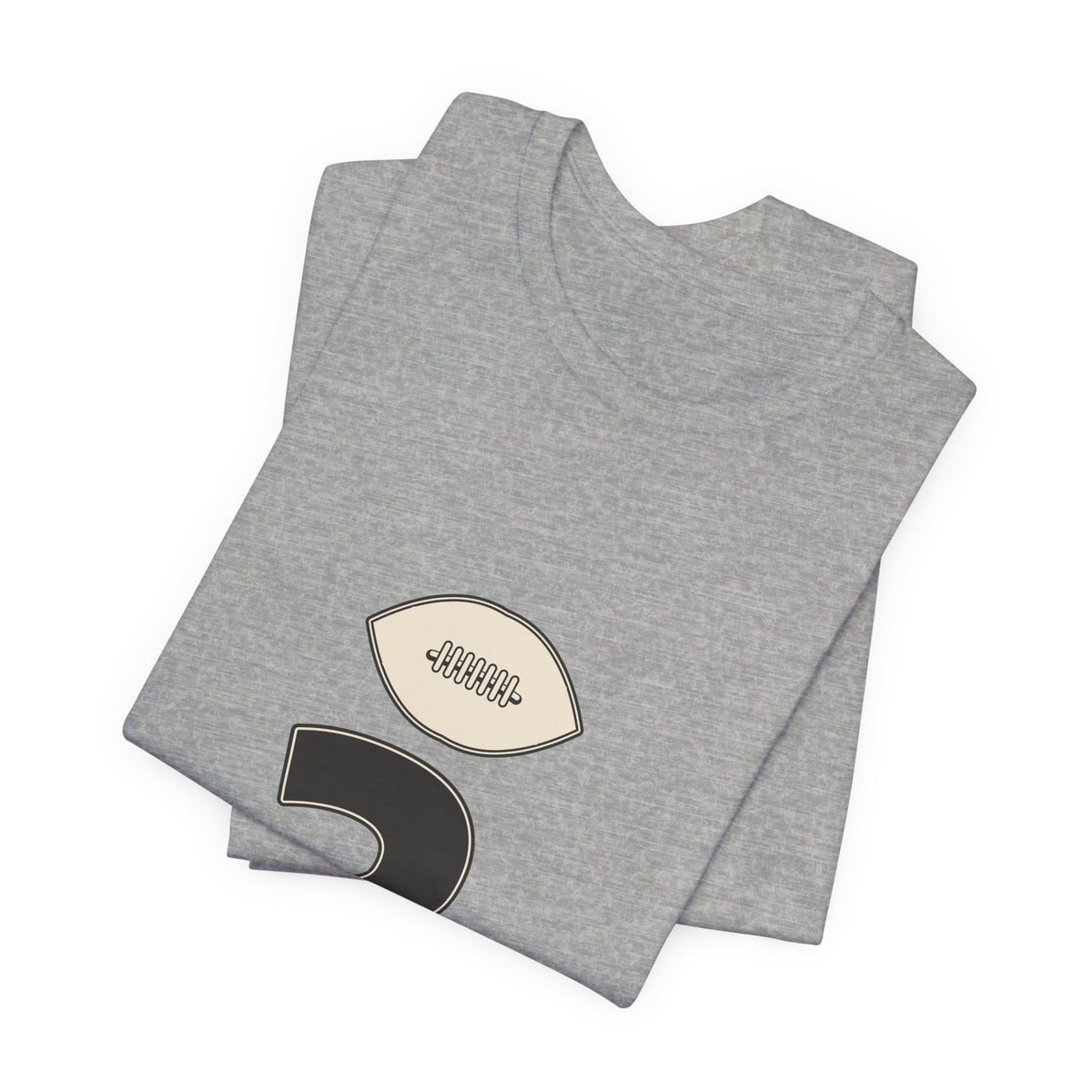 Football Number 3 T-Shirt | Dark Stack