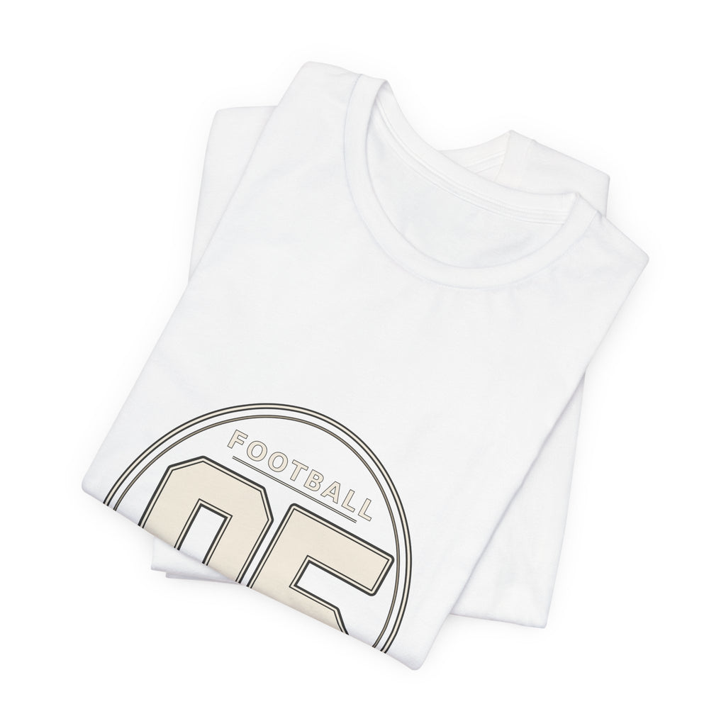 Football Number 05 T-Shirt - Oval Frame Graphic