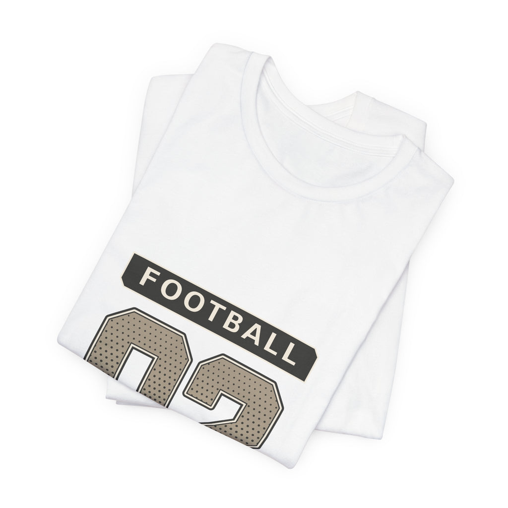 Football Number 02 T-Shirt - Halftone Graphic