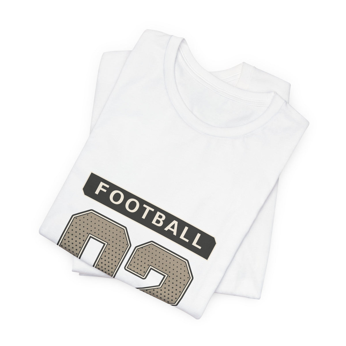 Football Number 02 T-Shirt - Halftone Graphic