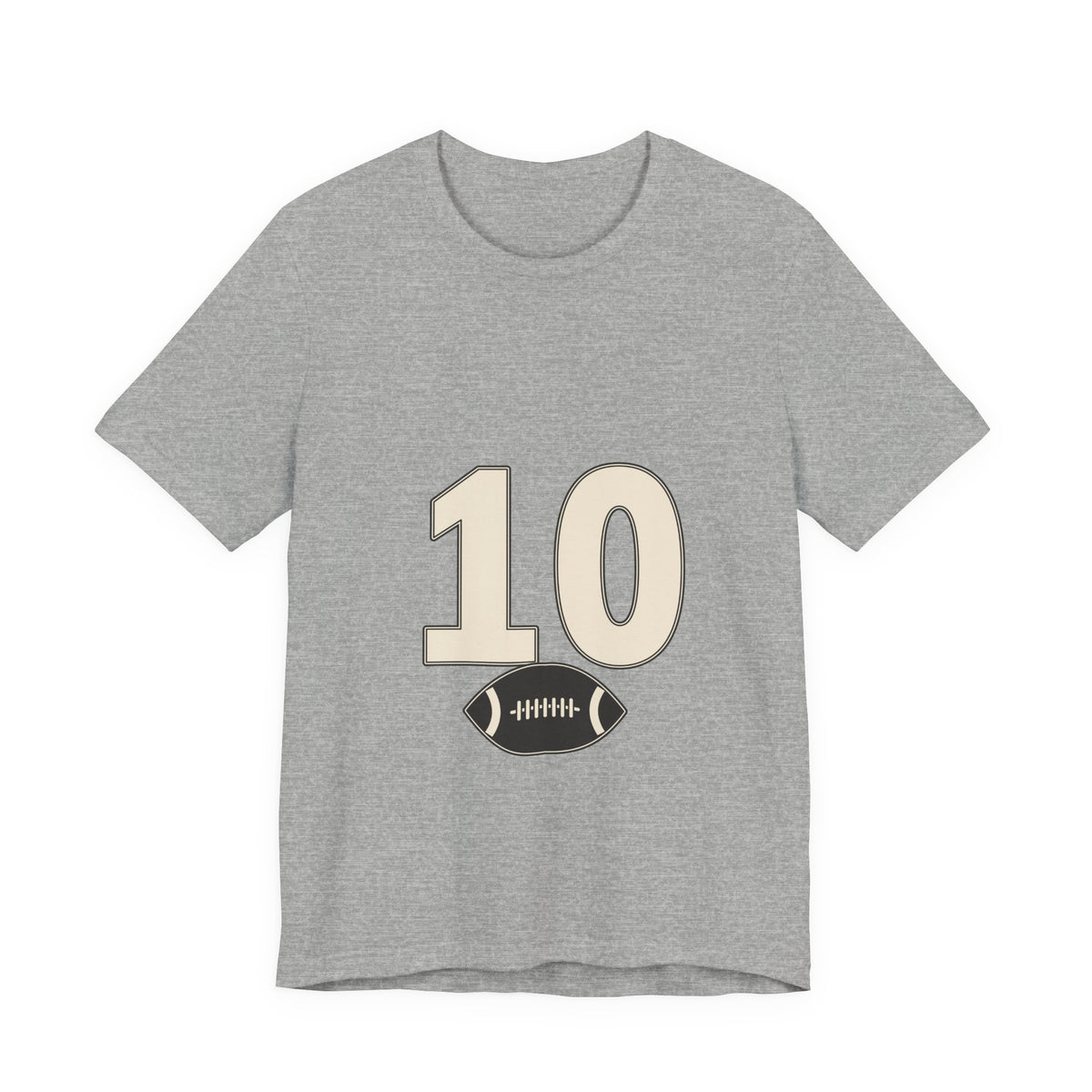 Football Number 10 T-Shirt | Wide Pair