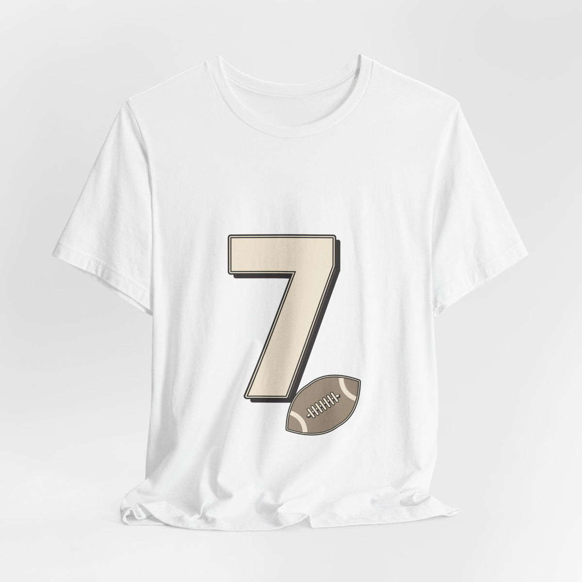 Football Number 7 T-Shirt | Offset Drive