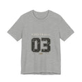 Football Number 03 T-Shirt - Play Diagram Graphic
