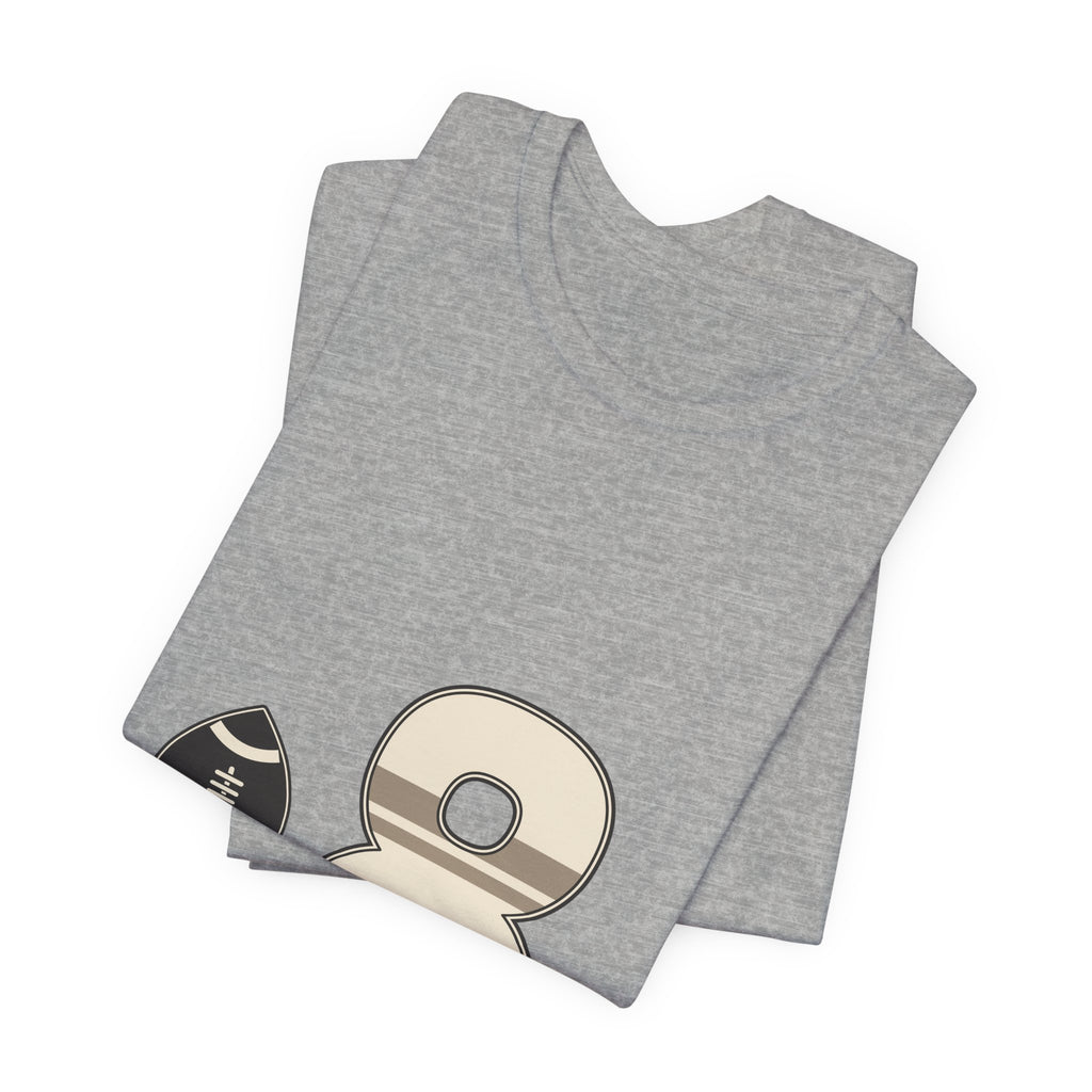Football Number 8 T-Shirt | Twin Band
