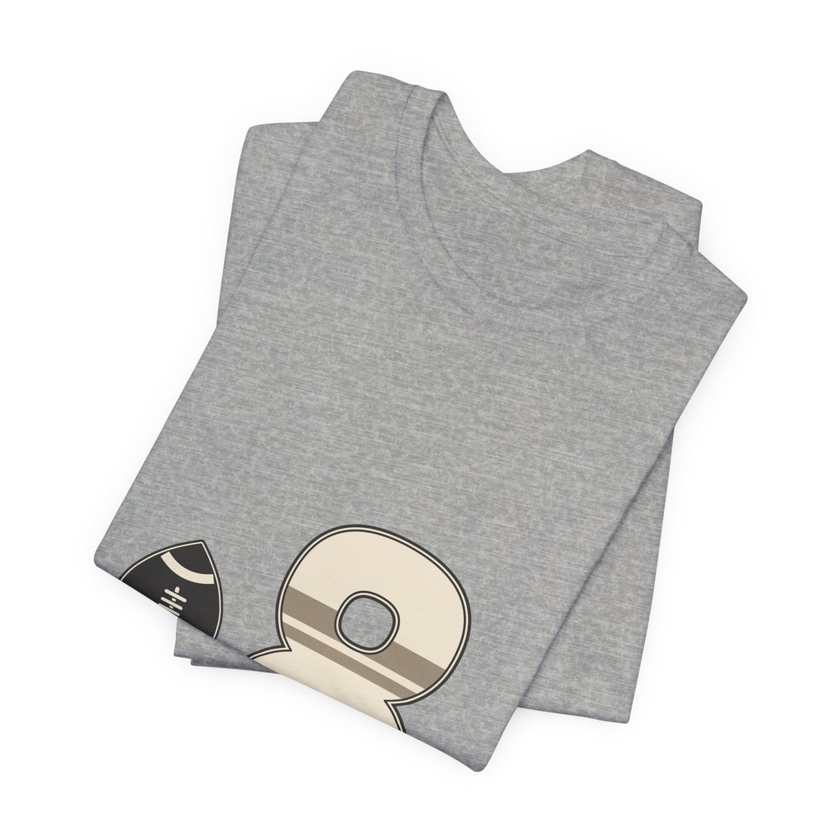 Football Number 8 T-Shirt | Twin Band