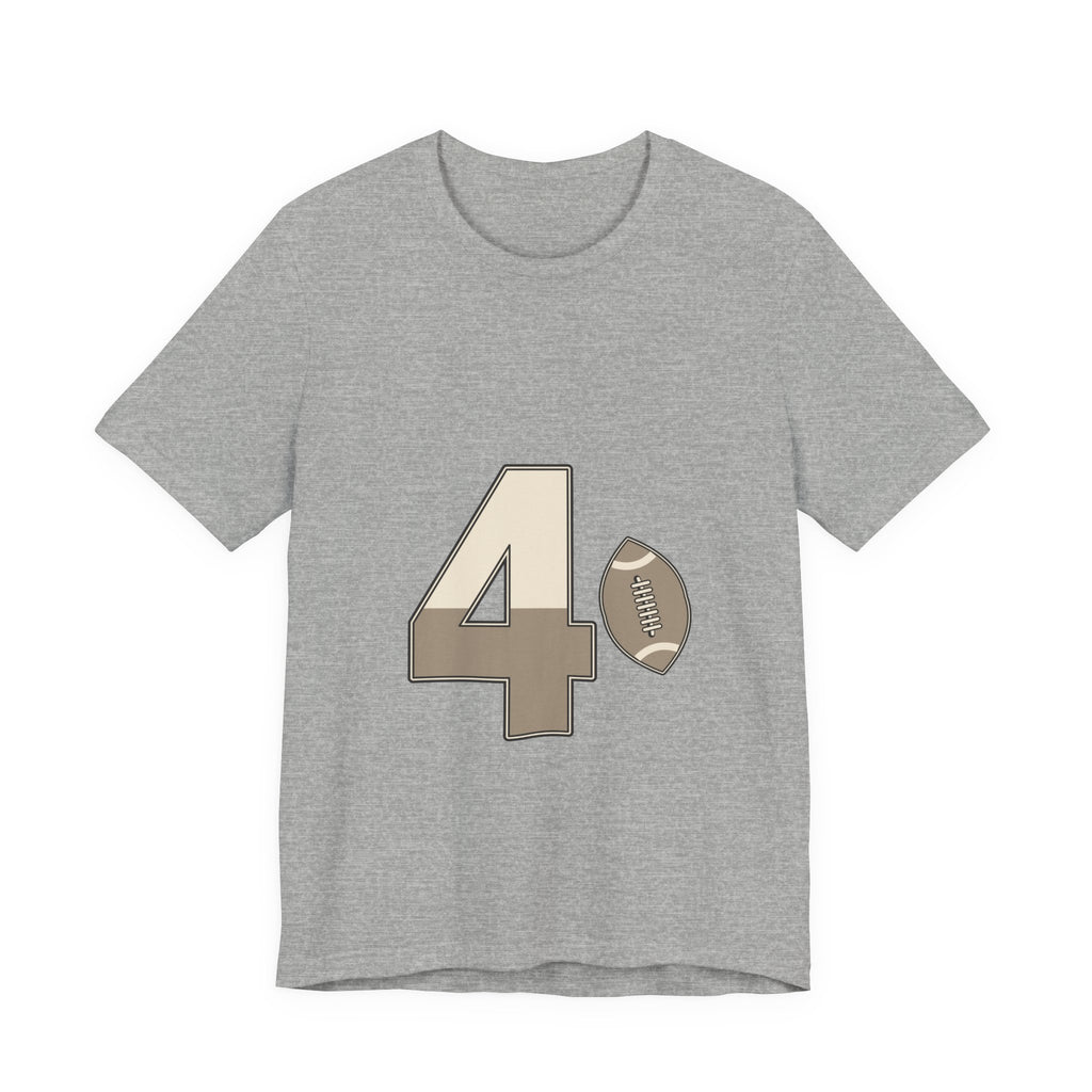 Football Number 4 T-Shirt | Sidecar