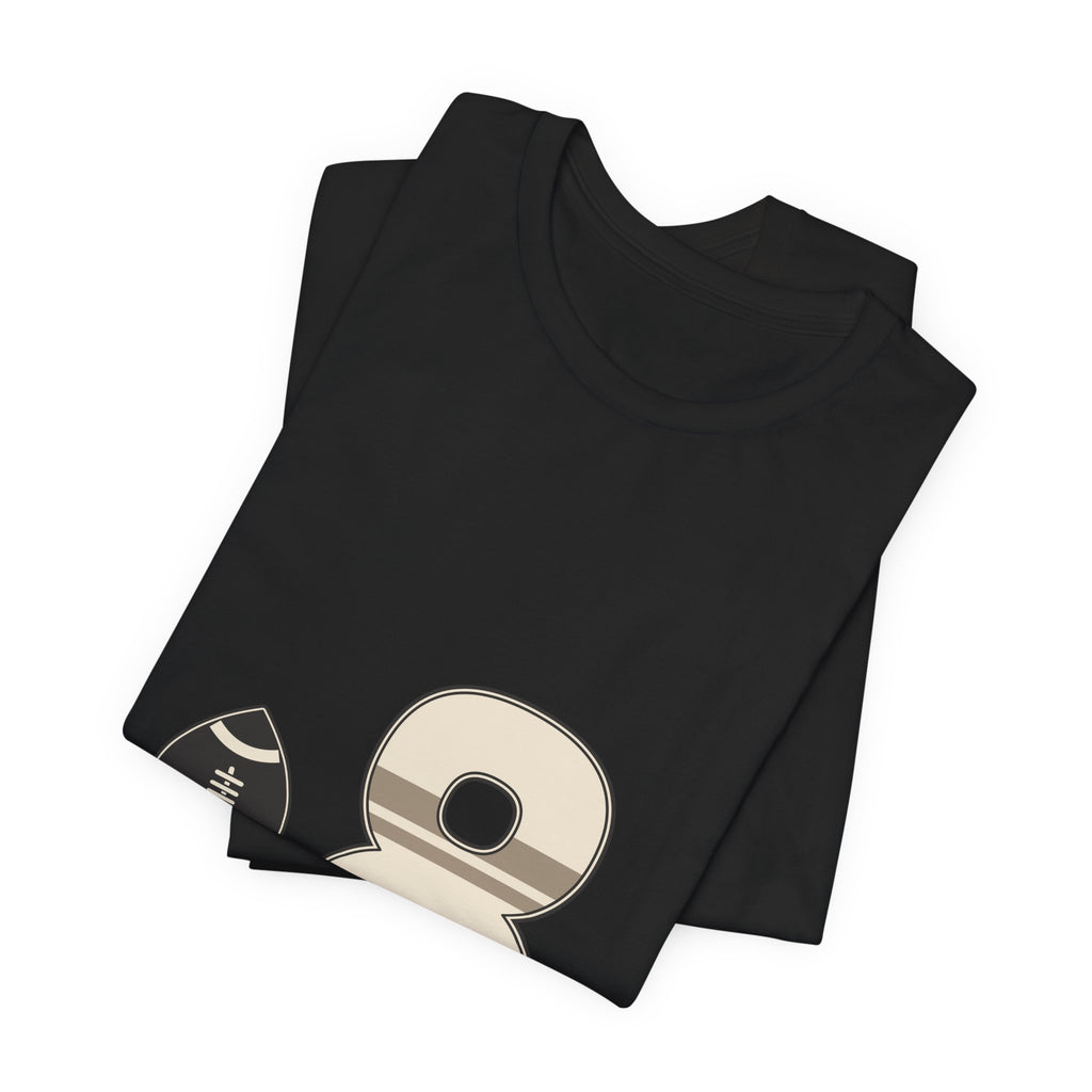 Football Number 8 T-Shirt | Twin Band