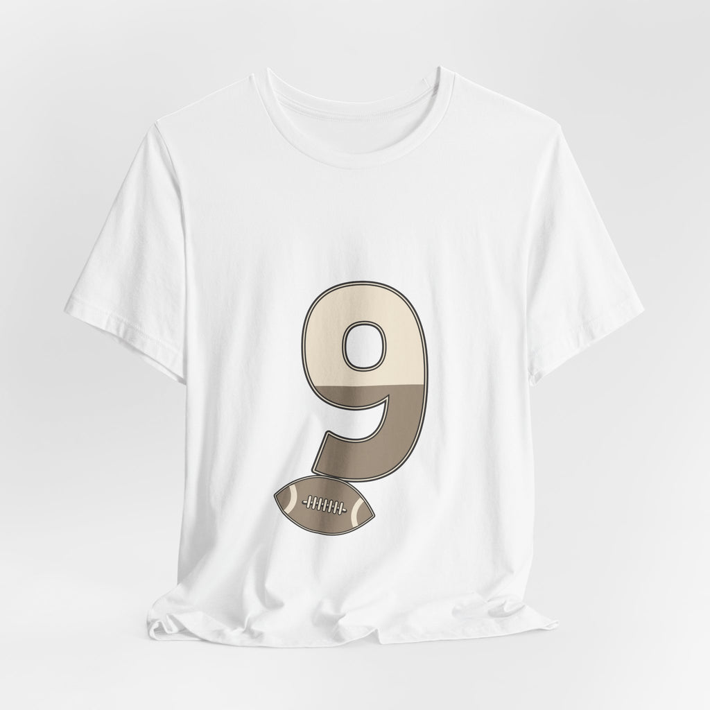Football Number 9 T-Shirt | Split Rise