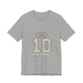 Football Number 10 T-Shirt - Concentric Graphic