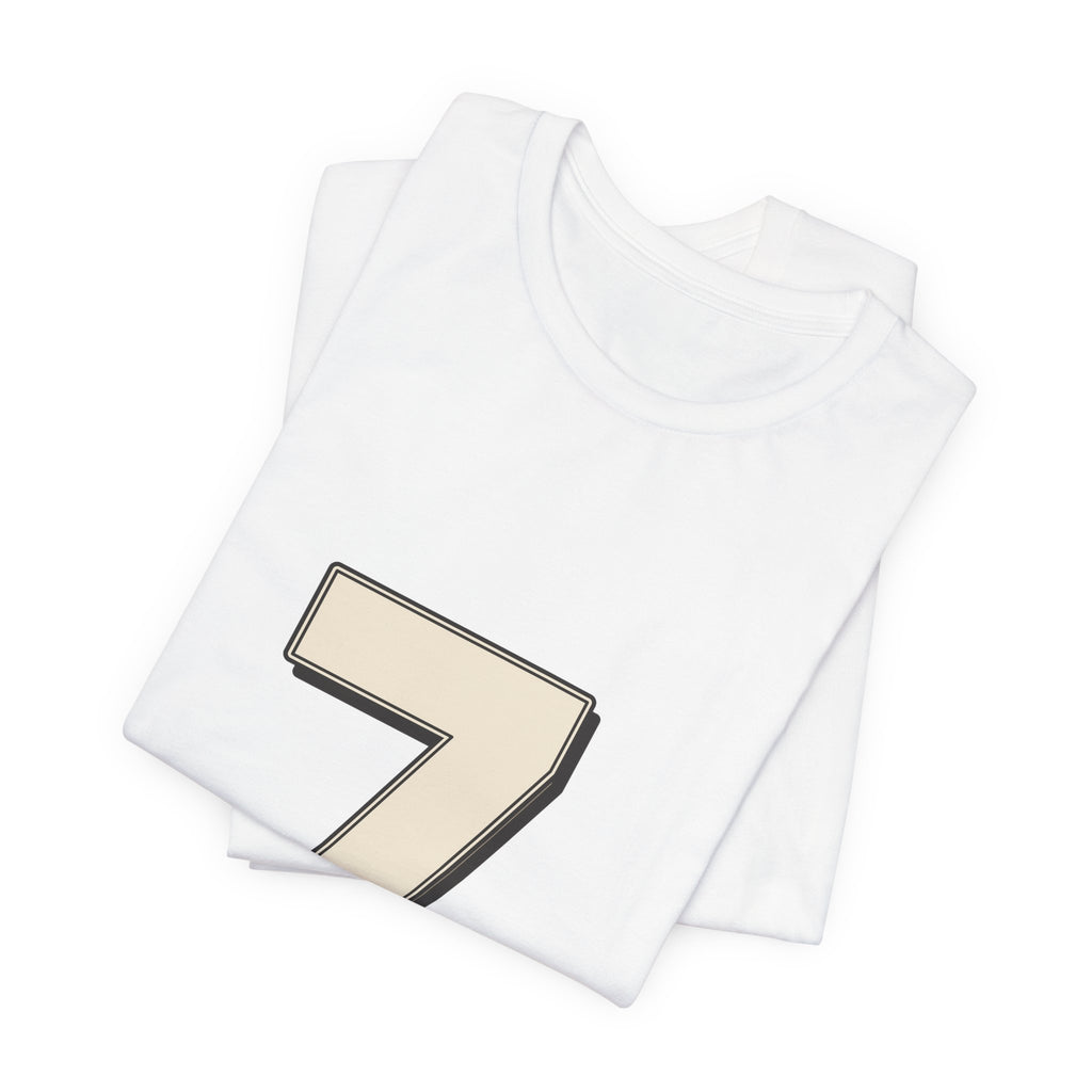 Football Number 7 T-Shirt | Offset Drive