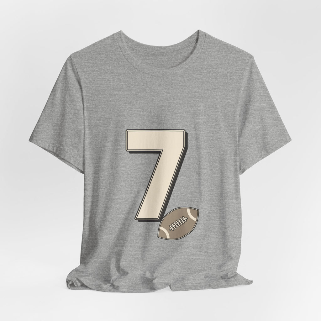 Football Number 7 T-Shirt | Offset Drive