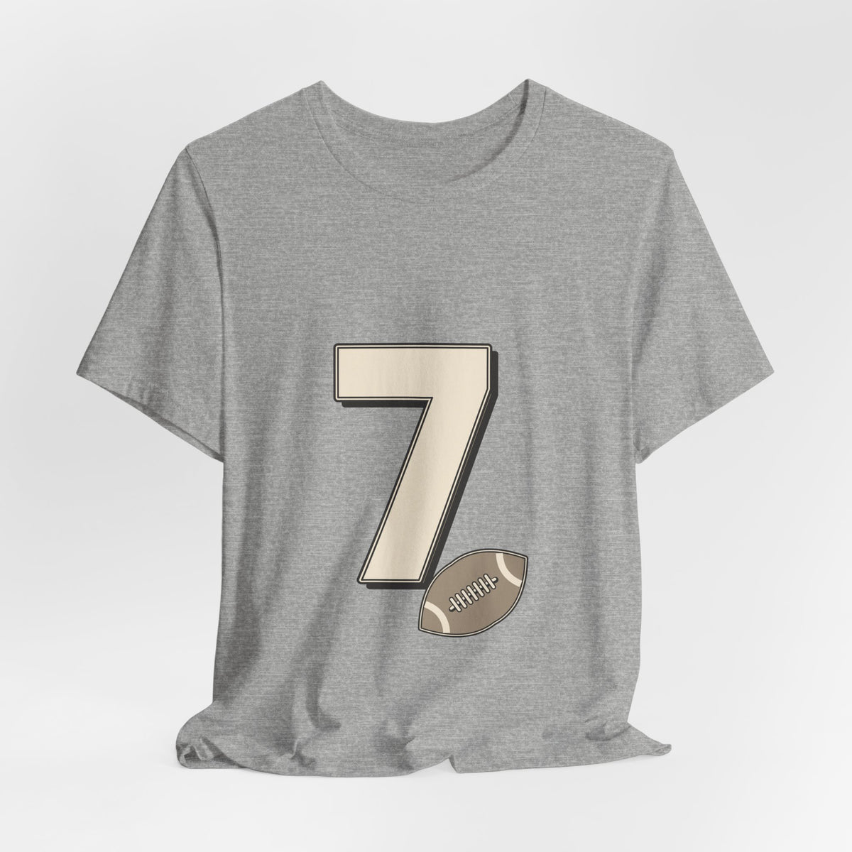 Football Number 7 T-Shirt | Offset Drive