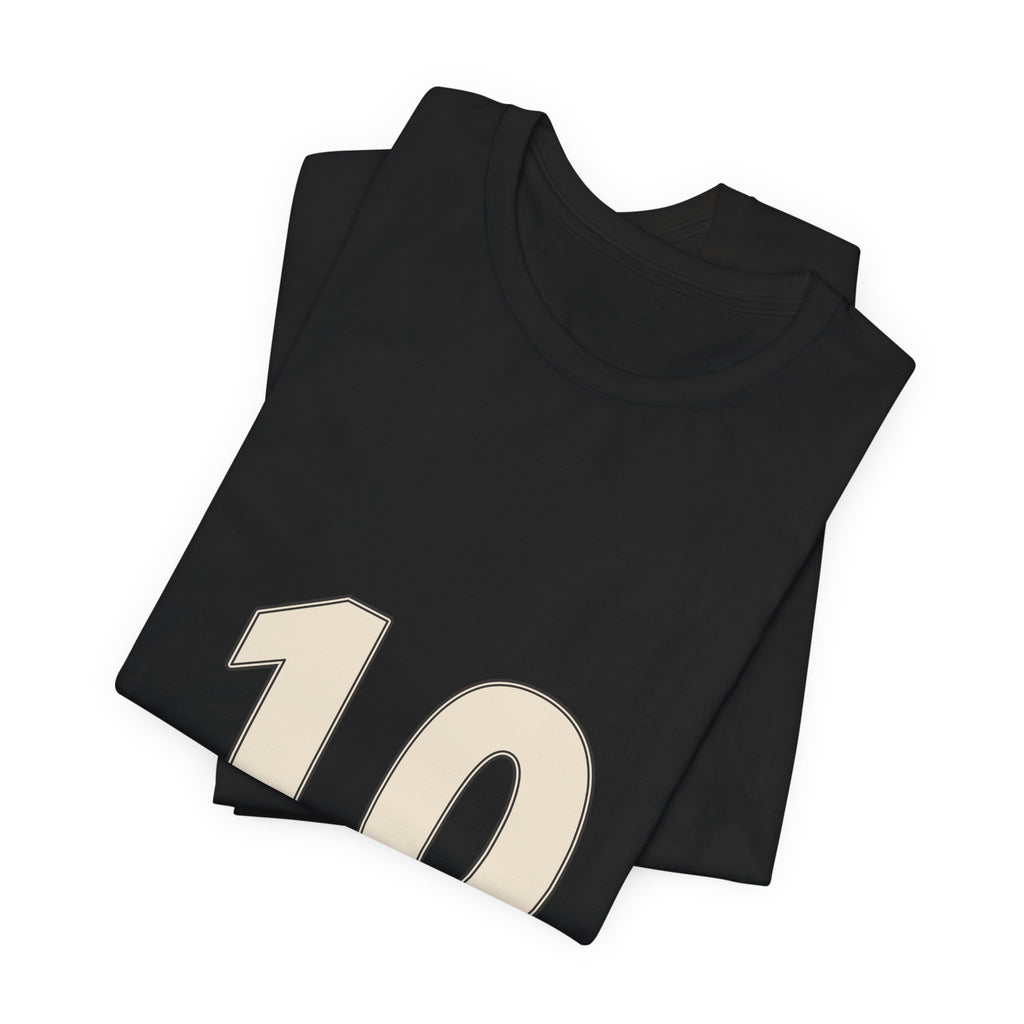 Football Number 10 T-Shirt | Wide Pair