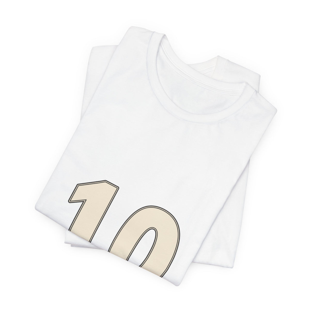 Football Number 10 T-Shirt | Wide Pair