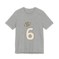 Football Number 6 T-Shirt | Crown Tilt