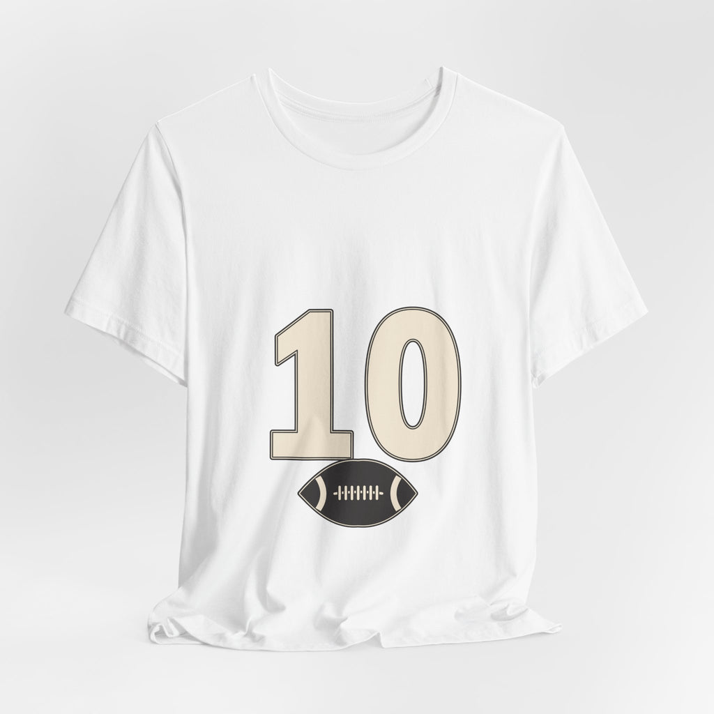 Football Number 10 T-Shirt | Wide Pair