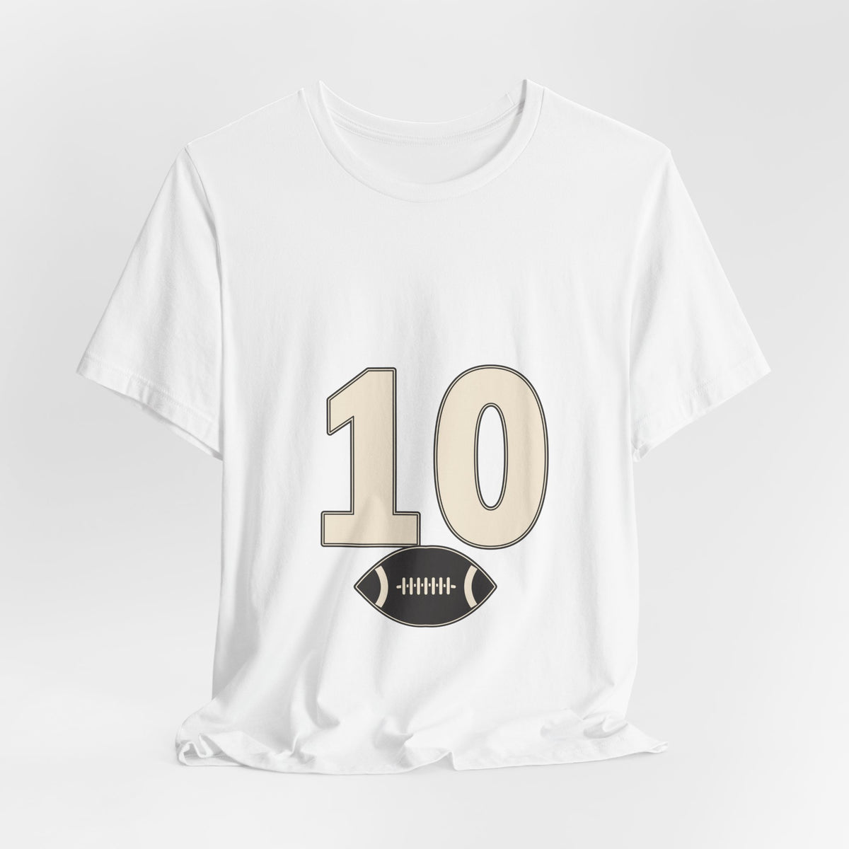 Football Number 10 T-Shirt | Wide Pair
