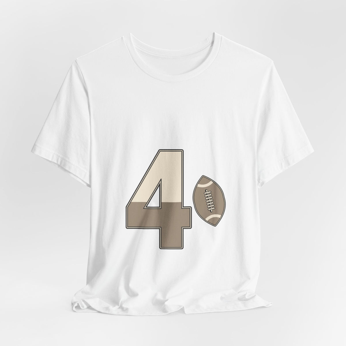 Football Number 4 T-Shirt | Sidecar